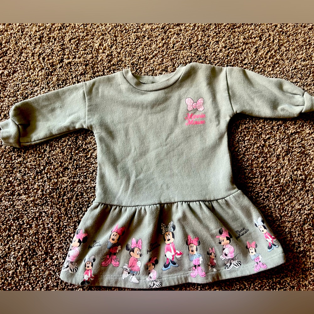 Toddler Disney 18 Months Mickey & Minnie Mouse Long Sleeve Shirt
